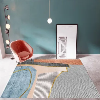 Modes Dzīvojamā Istaba Paklāju, Grīdsegu, Guļamistabas Gultas Segu Vienkāršu 3D Iespiesti Grīdas Paklāji Mājas Dzīvojamā Telpu Dekorēšana 80x120cm