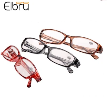 Elbru Ultravieglajiem Svītru Lasīšanas Brilles Akrila Skaidrs, Palielināmo Lēcu Brilles Presbyopic Brilles oculos gafas Sievietēm un Vīriešiem