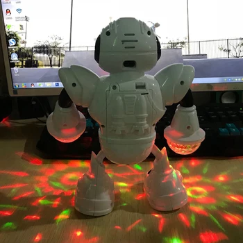 Elektriskā Dejošana Pastaigas Mūzikas Modeļa Robots ar Krāsaina, Mirgojoša Gaismas Bērni Interaktīvā Izglītības Rotaļlieta Bērniem, Dzimšanas dienu