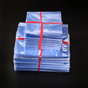 6.5*18 cm Skaidrs, PVC Siltuma Sarukt Wrap Filmu Dzīvoklis Somas caurspīdīgas Plastmasas Poli Soma Kosmētikas Puse Iepakojums Iepakojuma Maisiņš karstumā