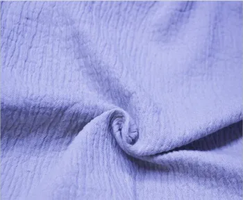 Kokvilnas, krepa auduma divslāņu sarža mazgātas kokvilnas auduma krekls un mētelis