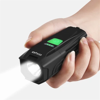 GIYO LR-Y7 LED Lukturīti caur USB portu Ūdensizturīgs Lukturu Velosipēdu 450 Lumens, Lampas Velosipēdu Stūres Priekšējās Gaismas