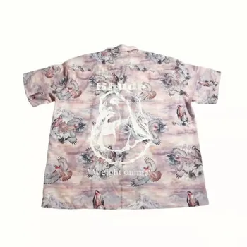 Vislabākais Variants Digitālā druka RHUDE Kreklu apdruka Vīriešu Sieviešu Top Tees RHUDE Krekli vīriešu kleita krekli harujuku
