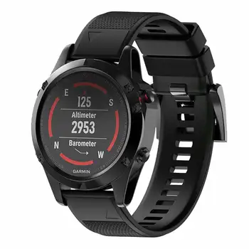 26 22 20MM Watchband Siksnu Garmin Fenix 5X 5 5S 3 3HR D2 S60 GPS Watch Ātri ReleaseStainless tērauda sloksnes Rokas Joslā Siksna