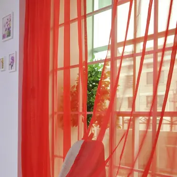 Aizkaru Guļamistaba Ziedu Drap Milzīgais Junejour Tilla Dzīvojamā Istaba Cietā Kāzu Stikla Dzijas Voile Durvju Logu Pārbaudes Milzīgais Gultām