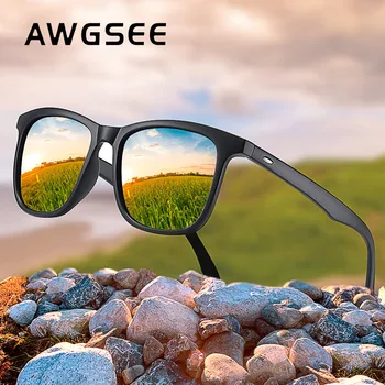 AWGSEE Laukumā Polarizētās Saulesbrilles, Vīriešu, Sieviešu Braukšanas Ceļojumu, Saules Brilles UV400 Aizsardzība Oculos de sol