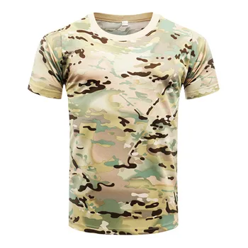 Maskēšanas T-Kreklu, Ātri Sausas Elpojošs Zeķubikses Armijas Taktiskā T-krekls Mens Kompresijas T Krekls Fitnesa Vasarā Darbojas Āra Jaunas
