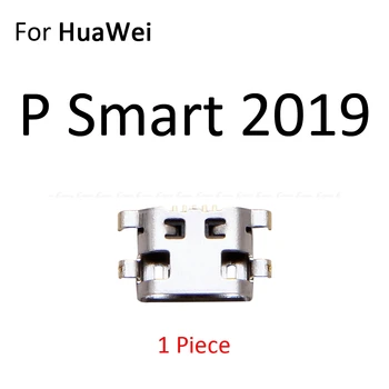 Micro USB Ligzda Savienotājs Ligzda Tips-C Uzlādes Ports Uzlādes (Plug Doks HuaWei Mate 20 X 10 9 Lite Pro P Smart Z Plus 2019