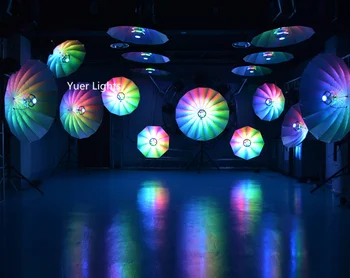 2gab/Daudz Burvju Blumen Spēkā Gaismas Augsta Spilgtas RGB 3IN LED DMX Disko DJ Gaismas LED Skalošanas Efekts puse Krāsu mūzikas Skatuves gaismas