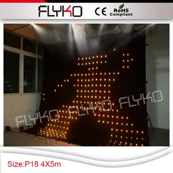 Projektors full hd P18 gaismas un led lightings skatuves aizkaru ekrāni 4M x 5M