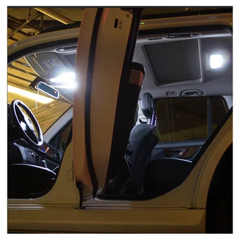 10pcs Balta Auto LED Spuldzes Interjera Kartes Dome Gaismas Komplektu, der no 2000. līdz 2007. gadam 2008 2009 Subaru Outback Bagāžnieka Kravas automašīnas Lampas