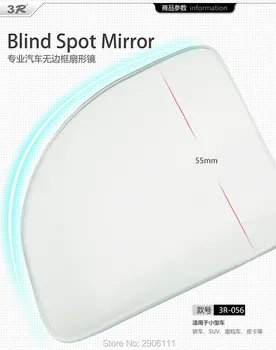 2gab 360 Grādu Auto spogulis, Platleņķa Izliekta Blind Spot spogulis Mini cooper jcw uzdzīvotājs tautietis kabriolets paceman coupe