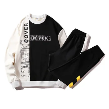 Pavasara 2020. Gadam Pelēkā Vārna Sporta Krekls Mens Hip Hop, Punk Pulovers Streetwear Komplekts Vīriešu Rudens Ikdienas Modes Apģērbs Āzijas Izmēra