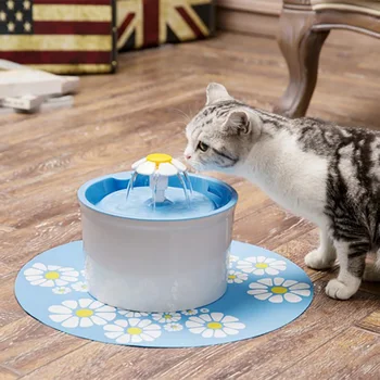 Automātiskā Pet Pakārtotā Ziedu Kaķis, Suns, Elektriskie Strūklaka Kaķiem Pet Bļoda Dzeramā Ūdens Padeves Dzēriens, Ēdiens Filtrs MUMS, ES Plug