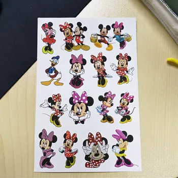 Disney Minnie Karikatūra Tetovējumu Uzlīmes Rīcības Raksturs, Rotaļlietu, Ādas Apdare Bērniem Meitene Ziemassvētku Dzimšanas dienu, Bērniem Dāvanu Izlases 1gab.