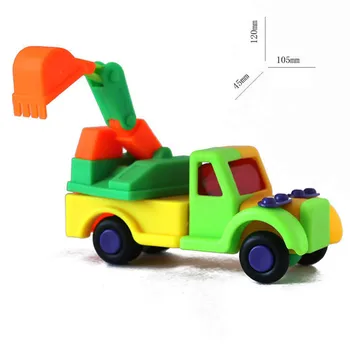 Izglītības Rotaļlietas Bērniem, Bērnu Zēniem DIY Demontāža, Montāža Klasisko Auto Rotaļlietu Kravas, Rakšanas Mašīnas, Rotaļlietas, dāvanu