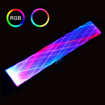 RGB pagarinātāja Vads 8P GPU Pagarināšanu 8P Kabeļu RGB Varavīksnes Kabeli, Atbalsta 5V-ARGB PC Gadījumā Apdare