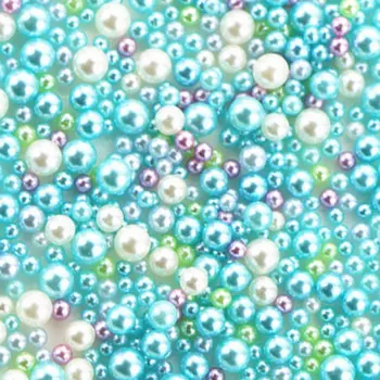 Sveķu Imitācija Pērle DIY Daļiņas Piederumi Gļotas Bumbiņas Maza Niecīga Putuplasta Lodītes, Par Floam Pildvielas Par DIY Piederumi