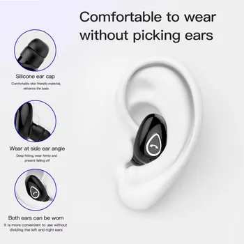 Bluetooth 5.0 Austiņas Mini Sporta Mūzika Earbuds In Ear Stereo Austiņas Bezvadu Austiņas Trokšņu Samazināšanas