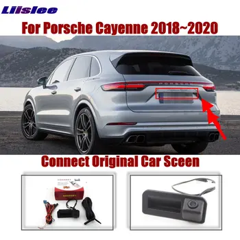 Auto Fotokameras, Par Porsche Cayenne 2018 2019 2020 ATUO Aizmugures Reverss Autostāvvieta CAM Sākotnējo Ekrānu Uzlabot Dinamisku Attēlu Sistēma