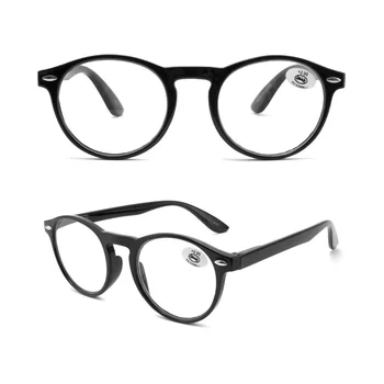 Kaibote E165064 Modes Vīrieši Sievietes Lasīšanas Brilles Apaļā Rāmja Augstas Kvalitātes Lasītājs Briļļu Presbyopic Brilles, lai Vīrietis Sieviete
