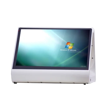 Windows os Capacitive touch ekrāns, 12 collu dual screen POS kases touch integrētā PC POS mašīna