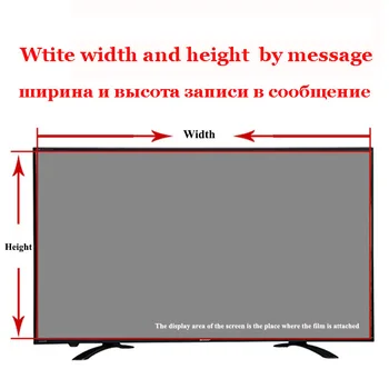 Samsung UA55HU9000R 55 collu 4K LED TV Anti-Glare Anti Zilās Gaismas Ekrāna Aizsargs, filma Noņem Acu Celms Anti Scratch