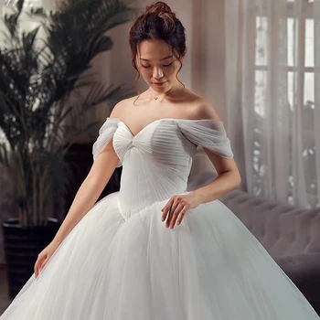 J66620 jancember kāzu kleitu noņemamas piedurknes pie pleca mežģīnes up atpakaļ, grīdas garums līgavas kleitas vestido de festa 2019