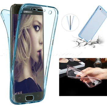 Mobilo Telefonu Gadījumā Samsung galaxy Note 8 9 S6 S7 malas S8 S9 Plus S3 duos S4, S5, neo S6Edge S7Edge S8Plus S9Plus 360 pilna apdrošināšana