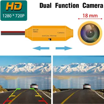 HD 1280x720p Zelta Kamera, Atpakaļskata Atpakaļgaitā, Rezerves Kameru, Nissan Tiida 2012 2013 Otrādi