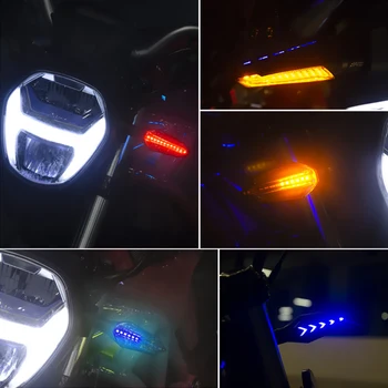 Motociklu LED Pagrieziena Signāla Indikators mirgo gaismas Vāks Ducati diavel panigale monster 696 streetfighter monster 821