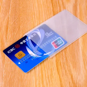 PVC Ūdensnecaurlaidīga ID Kartes Gadījumā Kolekcijas Īpašnieks Piedurknes Kabatas Biznesa Kredītkartes, Aizsargs Segtu Vadītāja apliecības, Somas