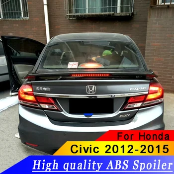 Honda Civic 2012. -. gadam ir LED asti spoilers ABS materiāla, gruntējums, vai melns vai balts augstas kvalitātes aizmugurējo spārnu spoilers