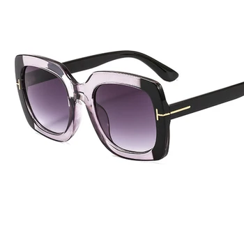 Lielizmēra Kvadrātveida toņos Saulesbrilles Sieviešu tendence 2018. gadam Luksusa Dizaineru sexy Liels Rāmis, saules brilles sievietēm uv400 Polaroid