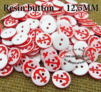 100GAB 12,5 MM sarkans Enkuri modelis SVEĶU pogas mētelis, zābaki šūšana apģērbu aksesuāri R-067
