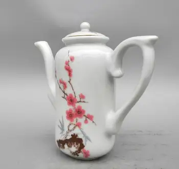 Kolekcija izsmalcināto suvenīru ūdens temperatūru Persiku ziedu, keramikas tējkanna