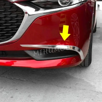 Hromēti Priekšējie Miglas lukturi Apdares Uzacu Sloksnes Mazda 3 Sedans (BP) 2019 2020