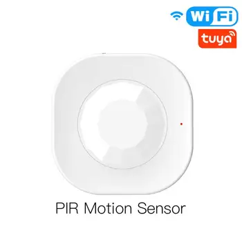 Tuya Wifi bezvadu PIR Kustības Sensoru Detektoru WIFI Kustību Sensors Smart Dzīves APP Bezvadu Mājas Drošības Sistēmas Centrālās Apsardzes Signalizācija