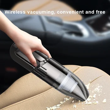 Rokas Automašīnas putekļsūcējs USB Portatīvo Auto Uzlādējams Vakuuma Bezvadu Spēcīgu Ventilatoru somiņa Slapjš Sauss Izmantot, lai Auto Mājās, JŪS-Karstā