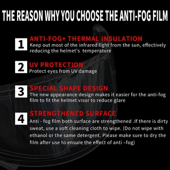Anti-Miglas Optika Skaidrs, Vairogs Motocikla Ķivere Pastāvīgu Anti-miglas Filmu Lēcas, Anti-UV Universal Car Styling