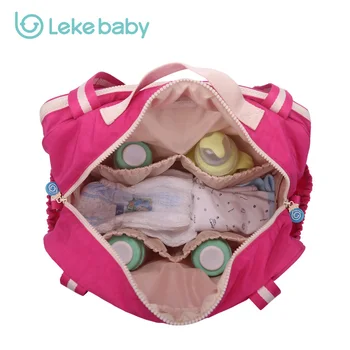 Lekebaby daudzfunkcionāls māte dzemdību soma, ciets Autiņbiksīšu Somas liela jauda, bērnu autiņu maiņa hobos uzglabāšanas soma bagāžnieka