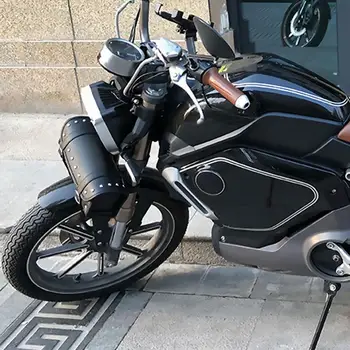 Motocikla Sānu Soma, PU Ādas Asti Komplekts Moto Priekšējā Dakša Instrumentu Soma Liela Jauda, Sprādzes Dizainu Viegli Uzstādīt