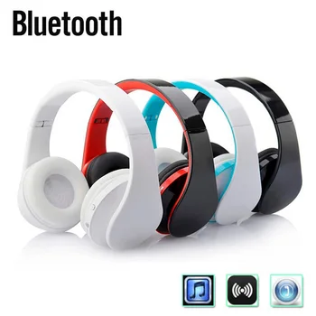 SIFREE Bluetooth Headset Bezvadu Austiņas Stereo Salokāms Sporta Austiņas Mikrofons, austiņas, bluetooth austiņas 8252 TSLM1