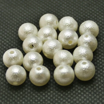 Eiropas Krelles 4-20mm ABS Balto Pērļu Imitācijas Krelles Kārta Pērlīšu Rotaslietas Krunkains ādas fit DIY Aproce Pieņemšanas