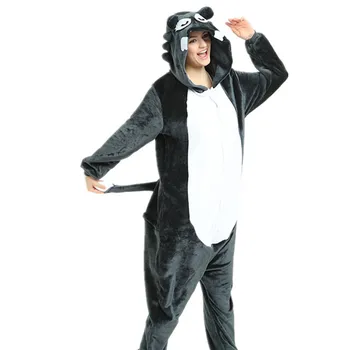 Pieaugušo Flaneļa Kigurumi Onesies Sleepwear Dzīvnieku Anime Multfilmu Pidžamas Charmander Dinozauru Panda Zilonis Cosplay Kostīmi