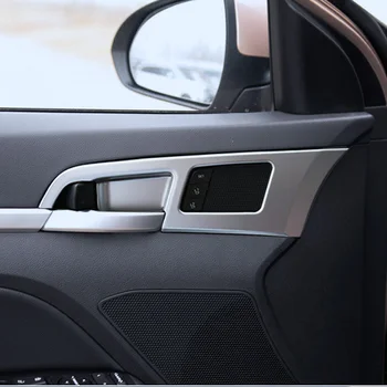 Par Hyundai Elantra REKLĀMU 2016 2017 par Automašīnas Durvju Iekšējo Rokturi Sequin Vāka Uzlīmes, Interjera Rāmja Apdare Auto Piederumi