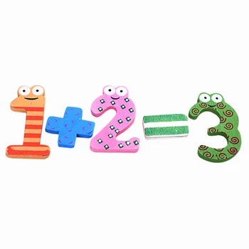 Koka Ciparu Simbolu, Ledusskapis Magnēti Bērniem Izglītības Matemātikas Rotaļlietas Ledusskapja Magnēts