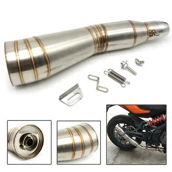 Motociklu muffler nerūsējošā tērauda izplūdes Motociklu Muffler izplūdes caurule, Kawasaki GTR1400 VN1600 VN1500 GPZ1100 GPZ500S
