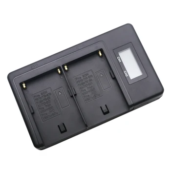 2gab NP-F970 NP-960 Rezerves Akumulators + LCD Dual USB Lādētājs SONY NP F930 F950 F770 F570 CCD-RV100