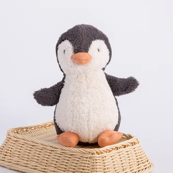 Gudrs Trušu Doll Bērnu Mīkstas Plīša Pingvīns Fox Rotaļlietas Bērniem Guļ Mate, Dzīvnieku Rotaļlietas, Dzimšanas diena Dāvanas, Pildīti & Plīša Meitenēm